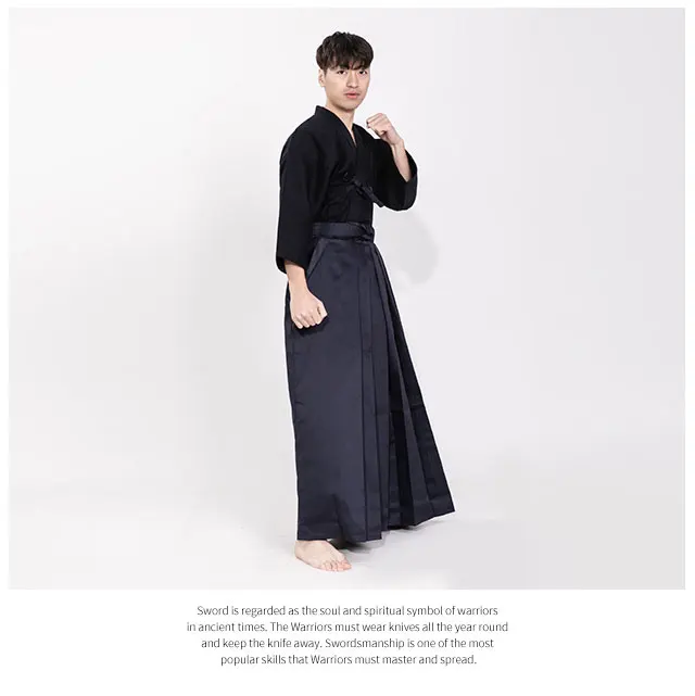 Keikogi And Hakama Suit ZooBoo Men's Kendo Uni Produktbild-Vorschau 6