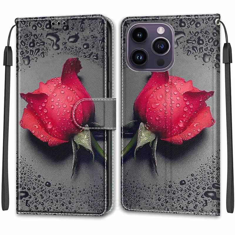 Per Xiaomi Redmi Note 12 Pro Plus 5G 11R 11T Proplus 11E 11S Custodia In Pelle Flip Stand Slot Per Schede Cover Cartoon Pressure Designs