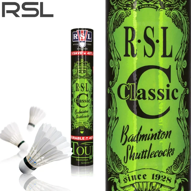 オリジナルのrslクラシック品質バドミントンシャトルコック