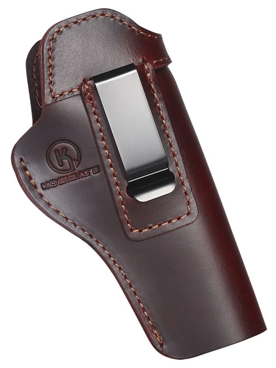 Kosibate Genuine Leather Concealed Carry 1911 Gun Holster Compatible Colt/Springfield/Sig/Browning/S&W 1911