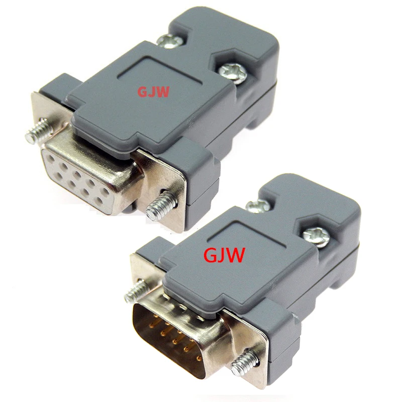 DB9 Male To 3-Position Terminal Adapter - RS232 Serial Connector With Protective Case