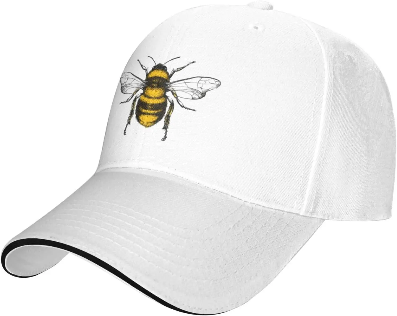 

Бейсболка Honey Bee, повседневная Кепка, регулируемая основа, шапка для мужчин, спортивная