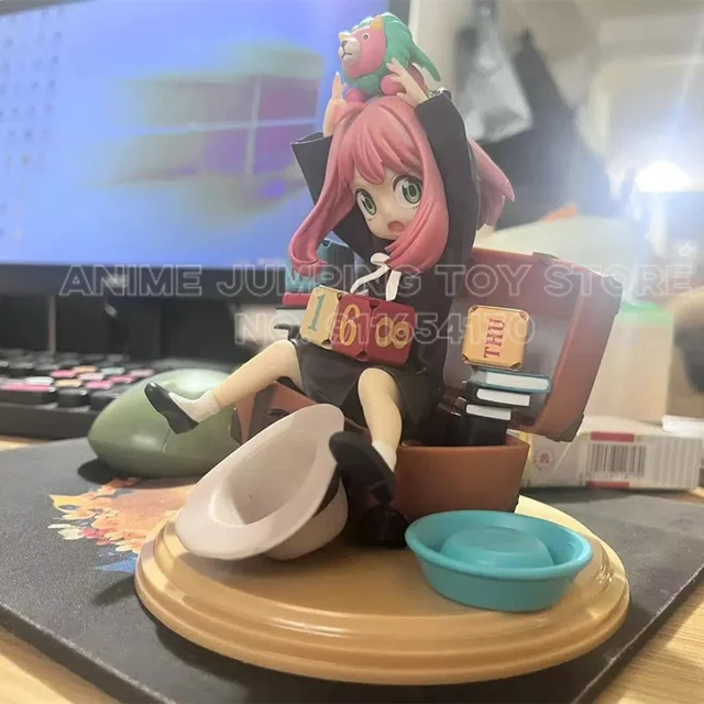 Spy x Family Anya Forger Anime Figures Loid Yor Twilight WaKuWaKu Figurine Bond Dog PVC Kawaii Doll Model Toys Children Gift 3
