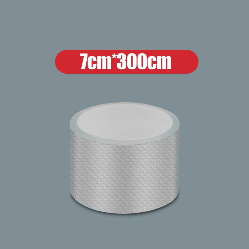 Car Door Edge Guards 300cm *7cm Car Door Protection Sill Scuff Cover Anti Scratch Sticker Auto Door Edge Transparent Protective Film Tape