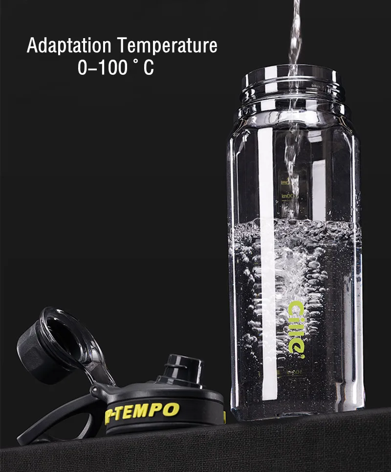 860ML High Quality Tritan Material Water Bottle With Filter Portable