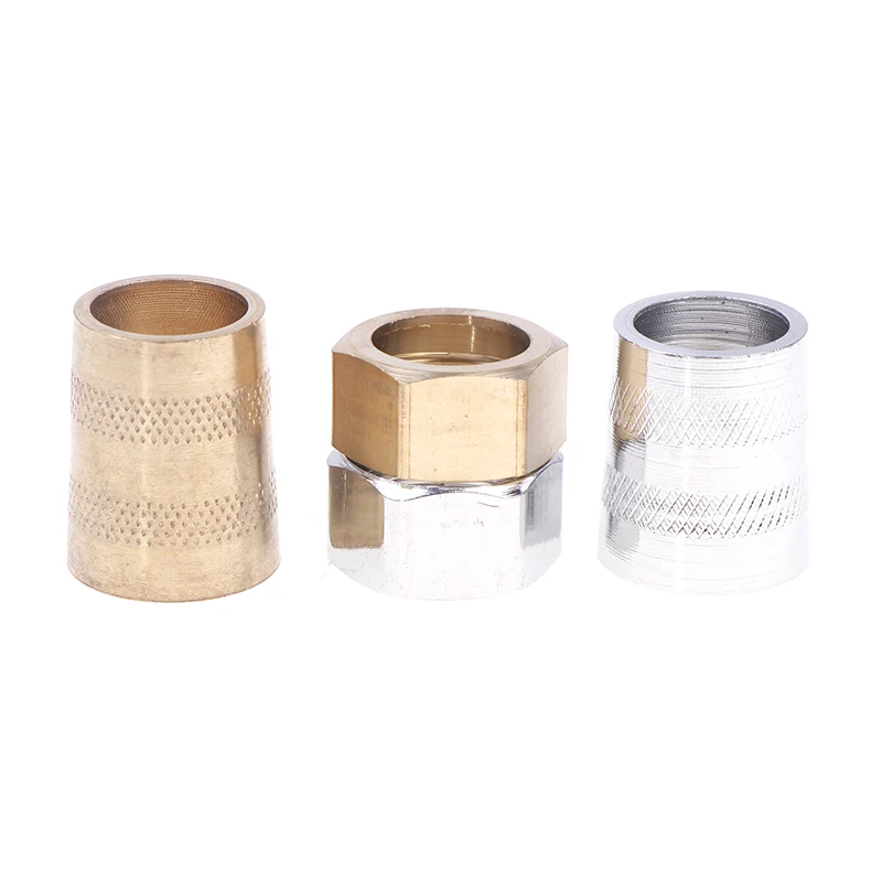 1Pc Shower Hose Nut Connector Connection Water Inlet Pipe Interface Nut Nozzle Connector Screw Parts Accessories water pipe connector