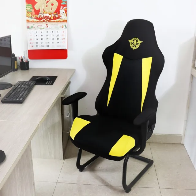 1 Set Gaming Chair Cover Elastic Computer Chair Backrest Armrest Cover Protector Universal Soft Thicken Armchair Seat Covers 3