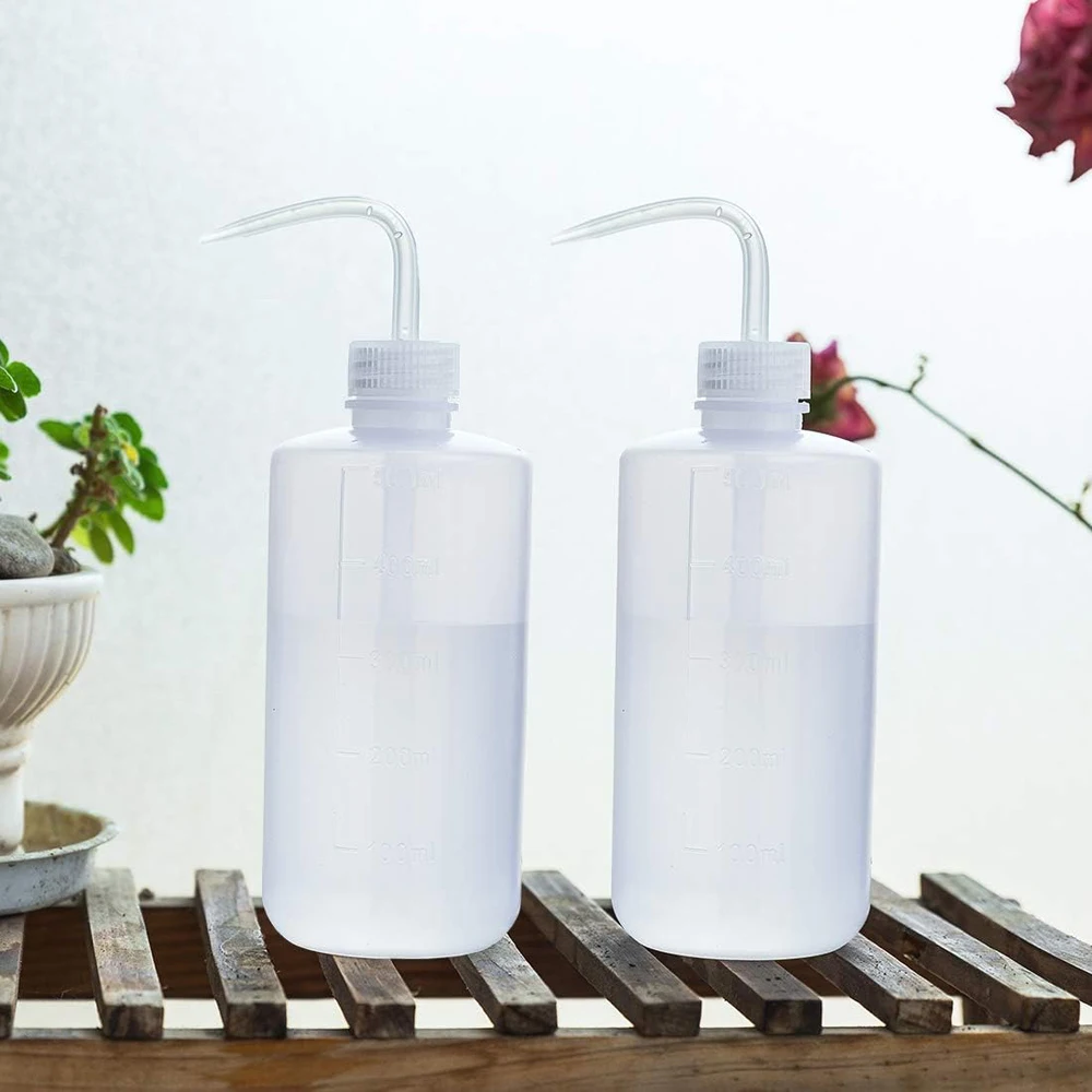 Irrigation Bottle 250/500ml Indoor Plant Watering Can Water Squirt Bottle Plastic Rinse for Eyelash Eye Wash Tattoo Lab