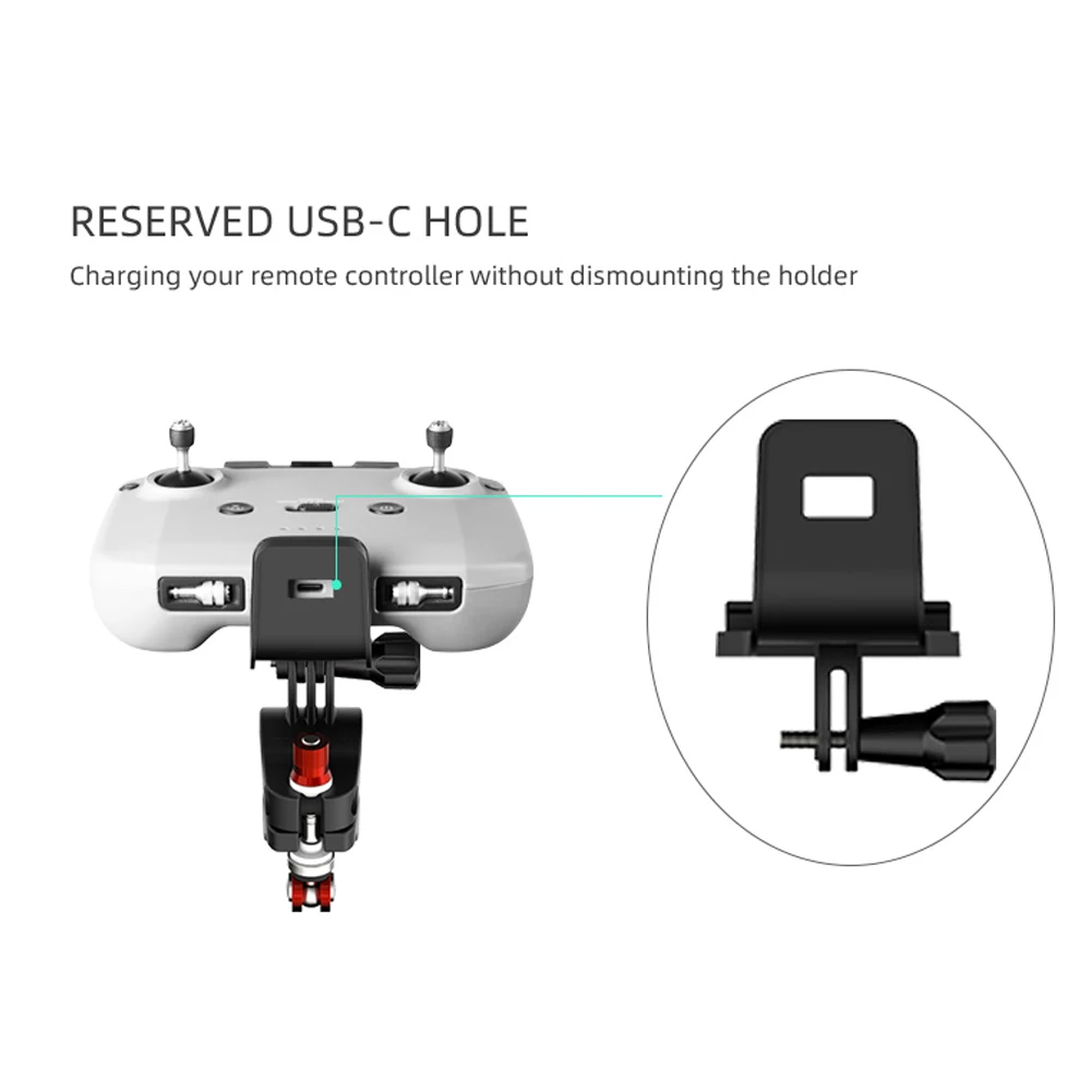 DJI 매빅 에어 2 사이클링 핸들바 거치대, 드론 리모컨 자전거 브래킷, 친환경 안전 요소