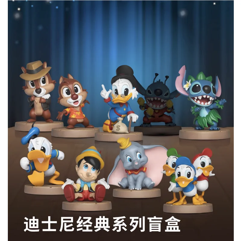 Disney klassische Märchen Serie Mickey Maus Stich Donald Ente Gänseblümchen  Figur Sammlung Modell Geburtstags geschenk Spielzeug