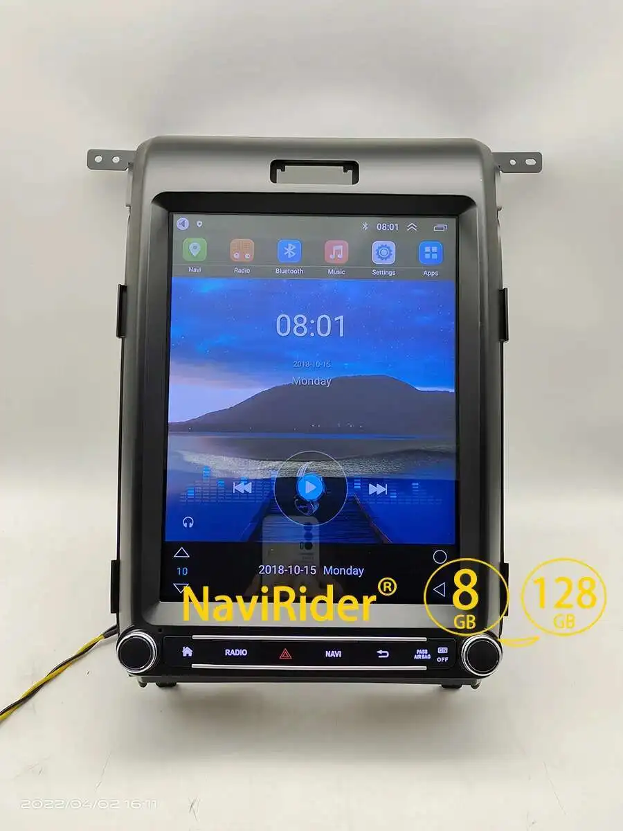 12.1" Tesla Screen Car Radio For Ford Raptor 2014 F150 2013 for ford fx2 sport A