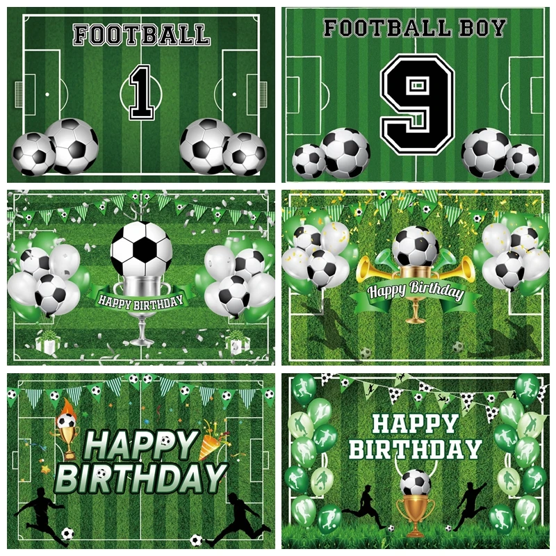 

Field Grass Soccer Football Party Backdrop Stadium Photo Studio Boy Baby Kid Birthday Background Banner Poster Photography Props