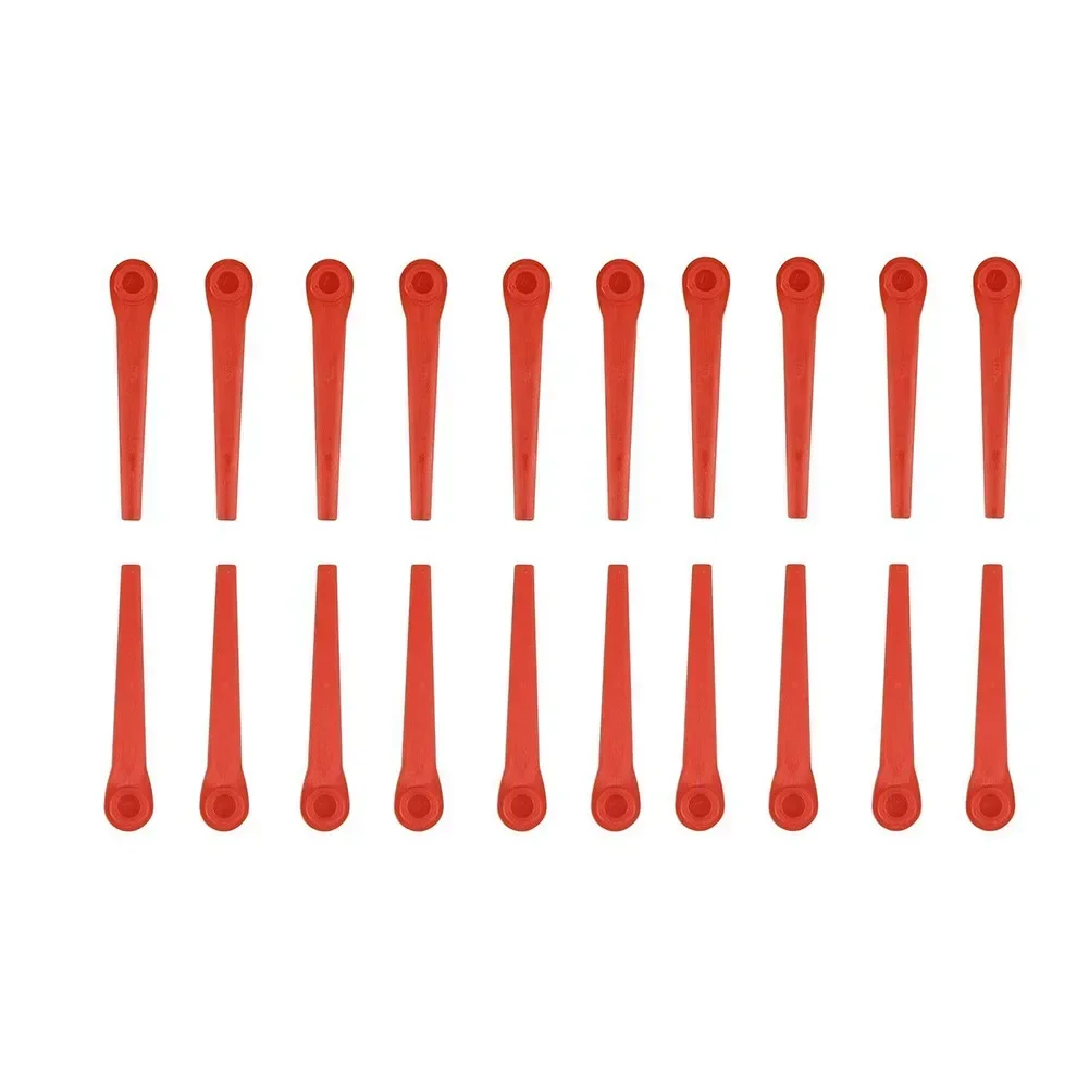 Strimmer Trimmer Parts Grass Trimmer Accessory 100pcs Plastic Replacement For Gardena Grass Trimmer Li-18/23R For Garden Lawn Trimmer Garden Grass Mower Blades