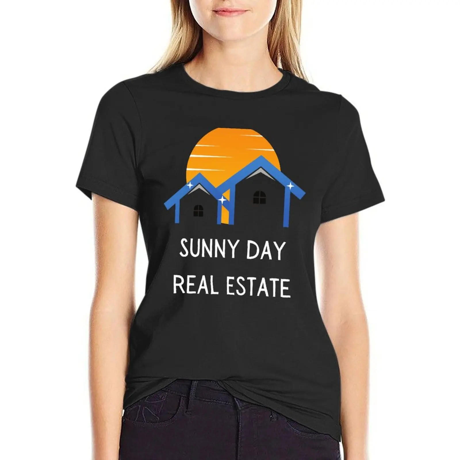 

Sunny Day Real Estate-Real Estate designs T-Shirt lady clothes shirts graphic tees Women clothes