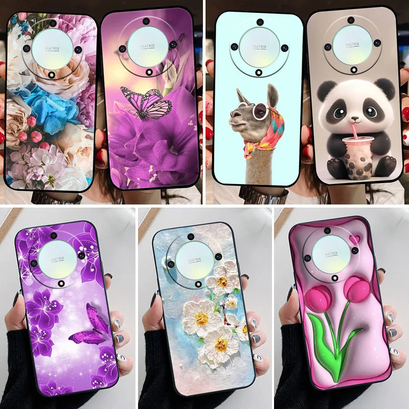 Chic Black TPU Silicone Case - Stylish Soft Cover