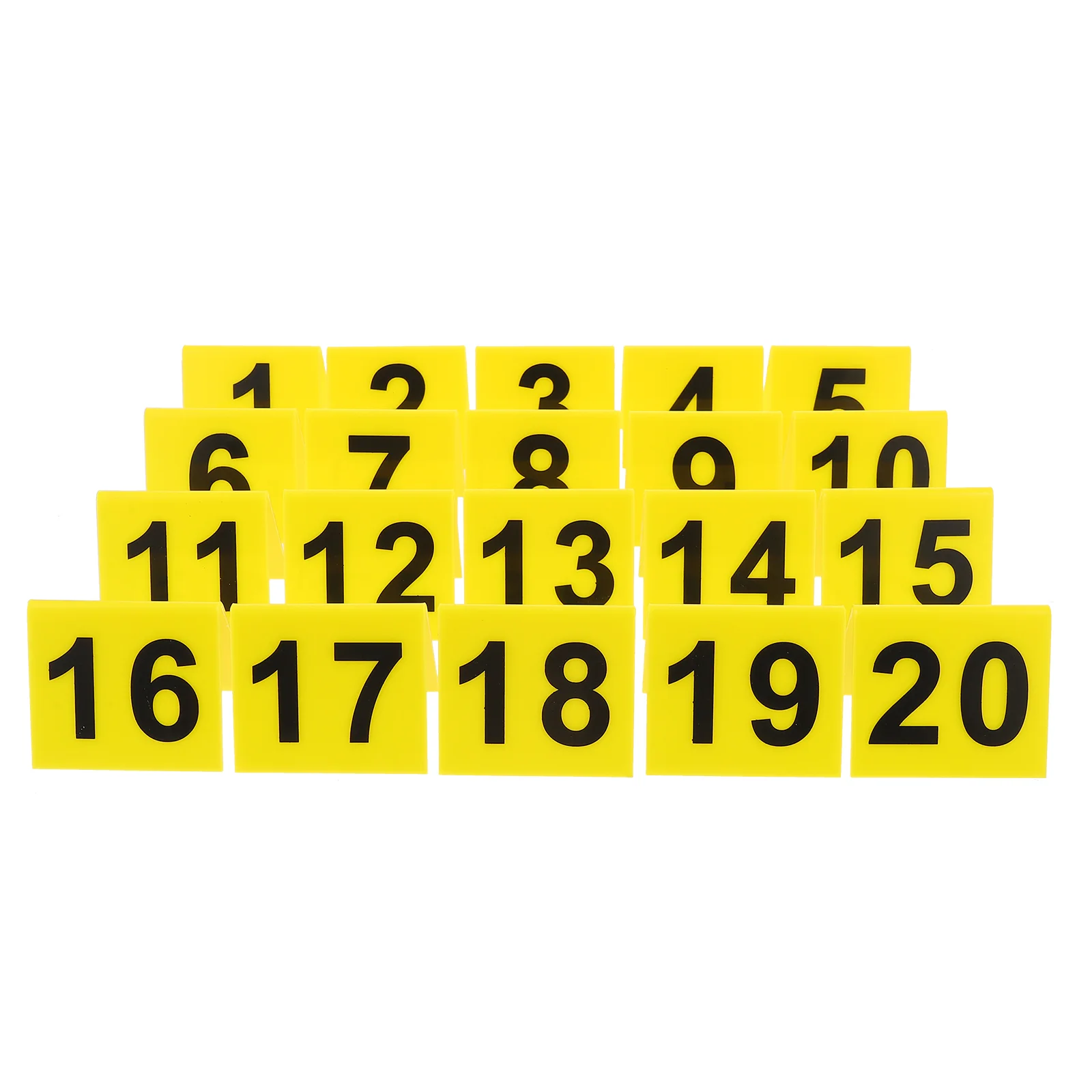 

Acrylic Game Multi-function Evidence Markers Reusable Number 1-20 Markers Restaurant Table Evidence Numbers Markers Home Decor