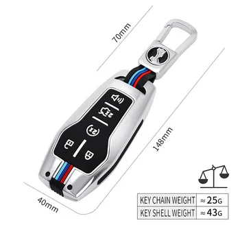 Custodia Cover chiave auto per Ford Fusion Mondeo Mustang F-150 Explorer Edge 2015 2016 2017 2018 Styling portachiavi protezione chiave - Custodia Cover chiave auto per Ford Fusion Mondeo Mustang F 150 Explorer Edge 2015 2016