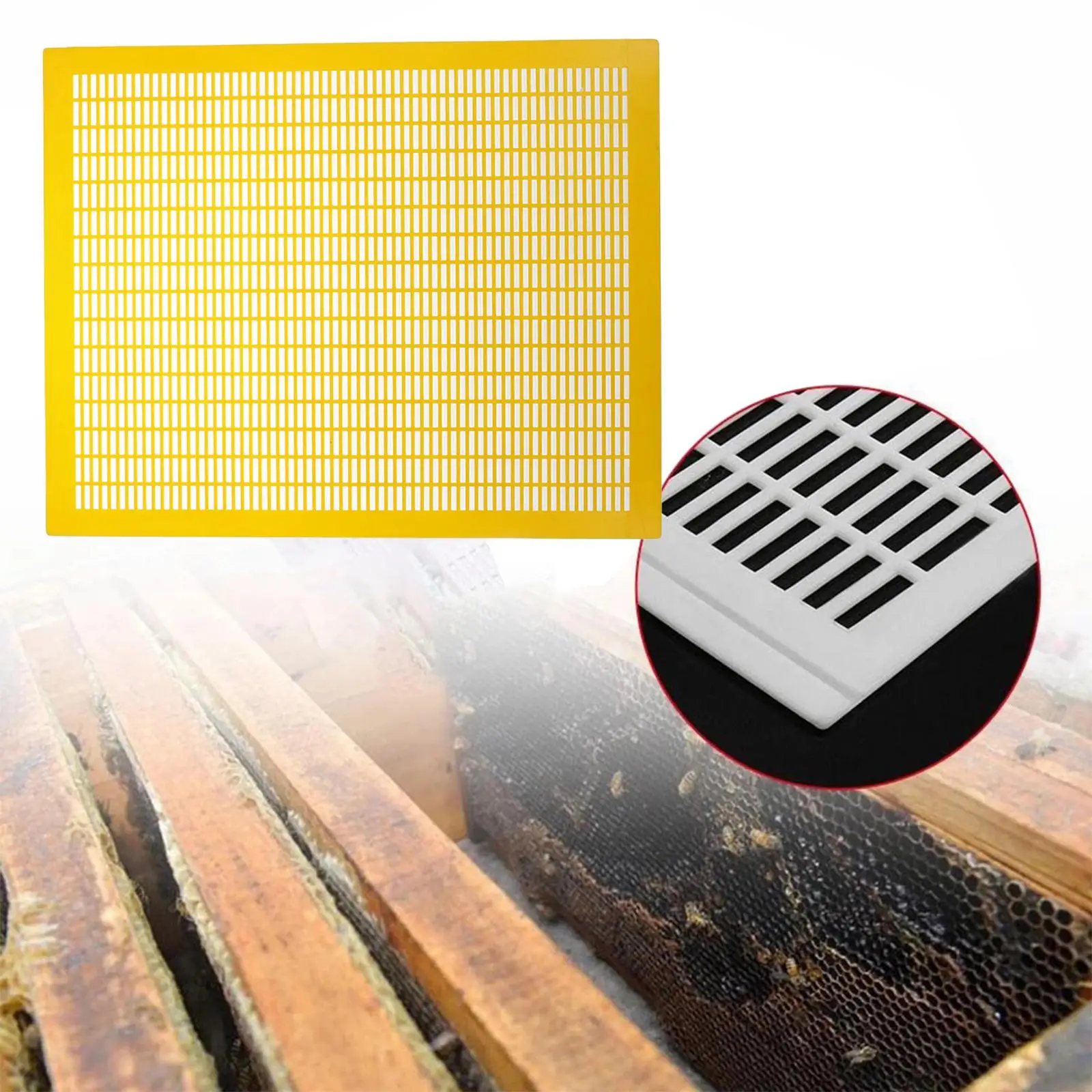 Sturdy 10 Frame Queen Bees Excluder Easily Clean Separate Queen Bees Board Backyard Accessories Livestock Supplies