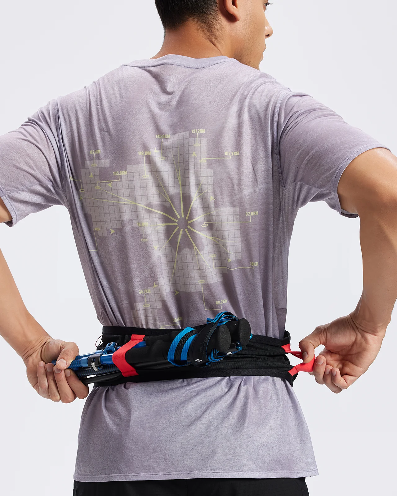 UTOBEST UTR301 Professional Marathon Running Belt Ultra-Light Race Number Belt Phone Holder Waist Bag Breathable Fanny Pack 6