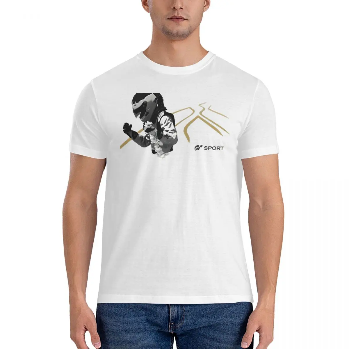 T-Shirt Da Uomo Gran Turismo 7 _ 3 T-Shirt Vintage In Puro Cotone Manica Corta T-Shirt Gran Turismo O Collo Abbigliamento Idea Regalo