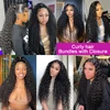 PD 30 32 36 40 Inch Deep Wave Human Hair Bundles Brazilian Remy Unprocessed Weaving Curly Hair Bundles Weave Extensions Deals 6