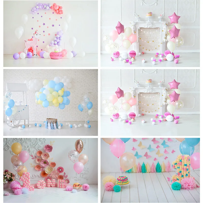 

Children Birthday Photography Backdrops Baby Newborn Portrait Photo Background Party Studio Photocalls Props 21318 ET-41