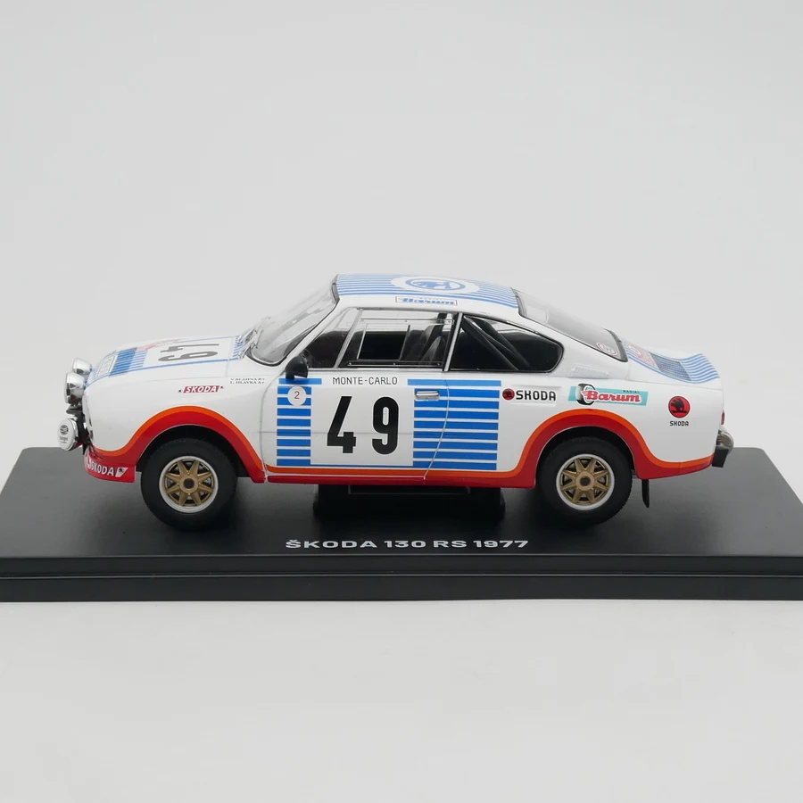 ixo 新品未開封 SKODA 1300LR#20 Diecast IXO 1:24 Scale Skoda 130 RS WRC 1977 Rally Car Alloy