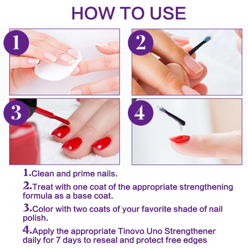 Tinovo Uno Super Xtra Nail Polish Top Coat Fast Dry Bright Oil Finish Natural Normal Nail Strengthener Manicure Varnish Lacquer 5
