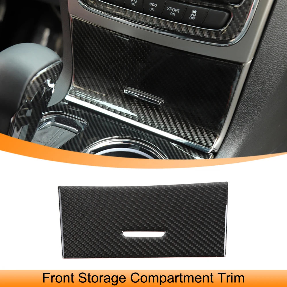 

Car Front Storage Compartment Decoration Cover Trim Stickers for Jeep Grand Cherokee 2014-2021 2022 2023 Interior Accessories