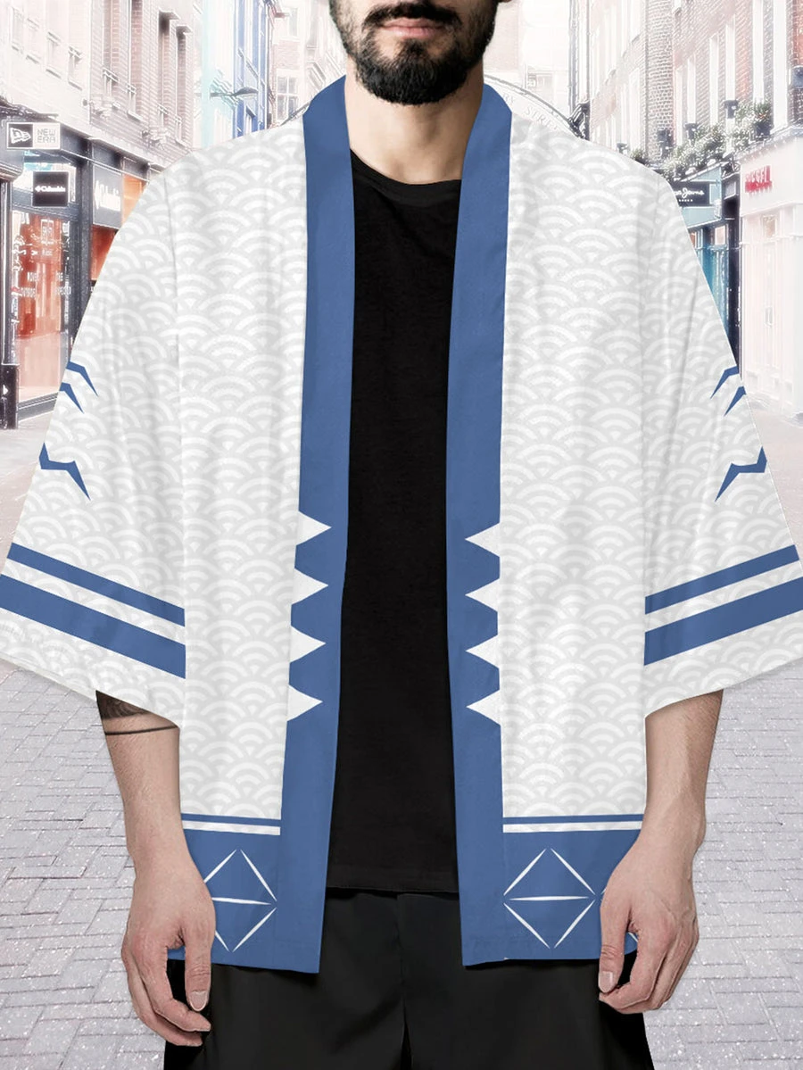 King Of Curses Sukuna Kimono Kimono Cape Loose Three-quarter Sleeve Cardigan Robe Haori