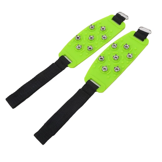 Ramponi Antiscivolo Per Scarpe - 2/4 Pezzi In Acciaio, Per Ghiaccio E Neve, Regolabili Per Trekking Invernale - Foto 11