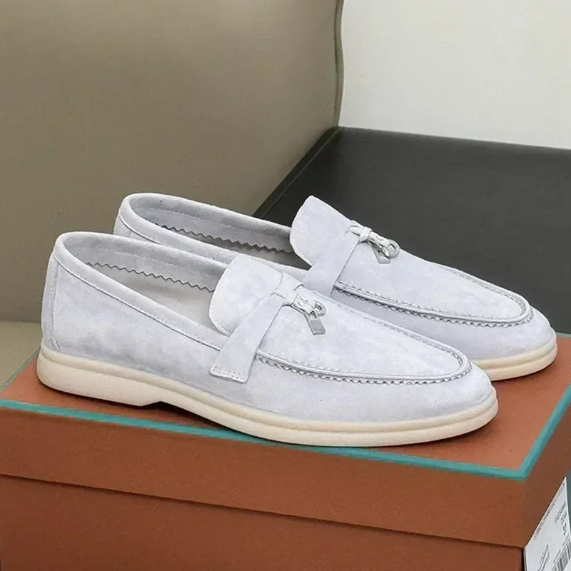 2026 Classic British Style Fringed Metal Buckle Flat Shoes - European Export Quality Couple's Casual Footwear - Image 5