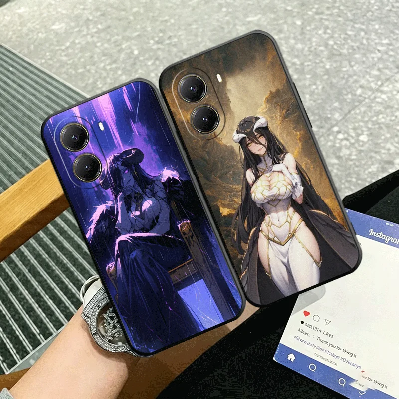 Albedo O-Overlords Anime Silicone Phone Case