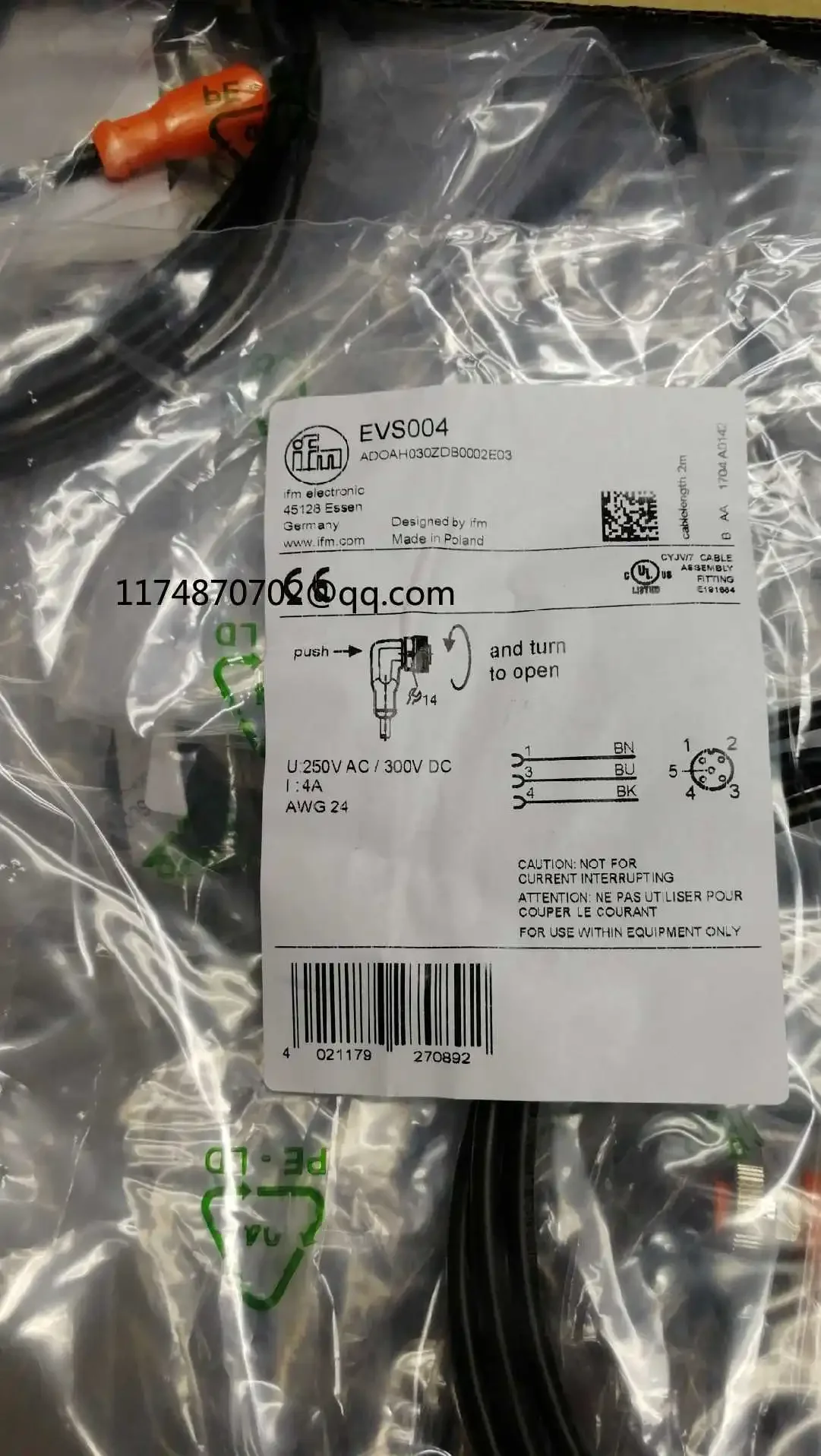 

IFM EVS004 sensor 100% new and original