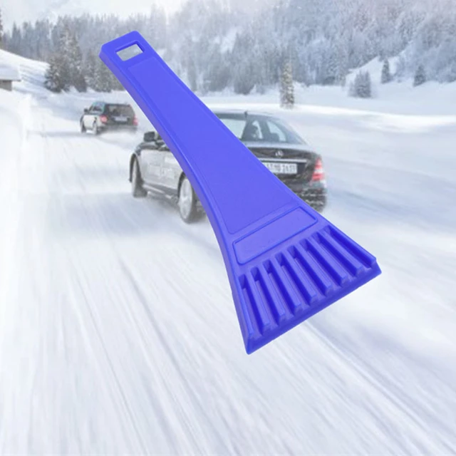 Bleu Pelle à Neige de Voiture, grattoir à Glace, Outil de Nettoyage pour  Pare-Brise de