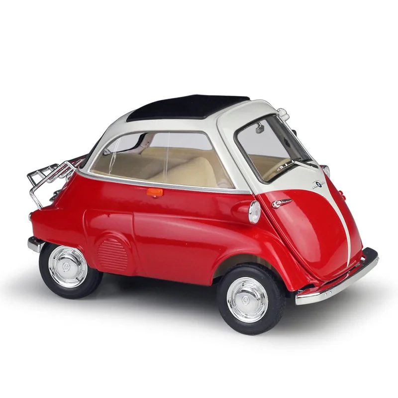 Welly 1:18 Bmw Isetta 합금 자동차 모델 다이캐스트 및 장난감 차량 컬렉션 자동차 장난감 소년 생일 선물