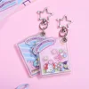 Fashion Sanrio Acrylic Shaker Keychain Pendant Star Shape Carabiner Durable Scratch-Resistant Decorative Bag Pencil Pouch 1