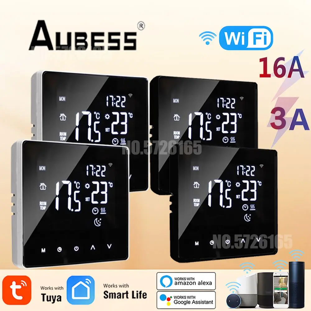 

Tuya WiFi Smart Thermoregulator Electric Floor Heating Water/Gas Boiler Temperature Remote Controller For Google Home Alexa Home