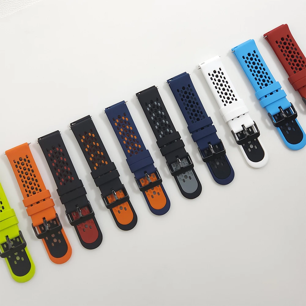 

22mm Replacement Strap For POLAR Grit X Pro Titan / Vantage M2 M GritX Silicone Watch Band Watchband Bracelet Belt Accessories