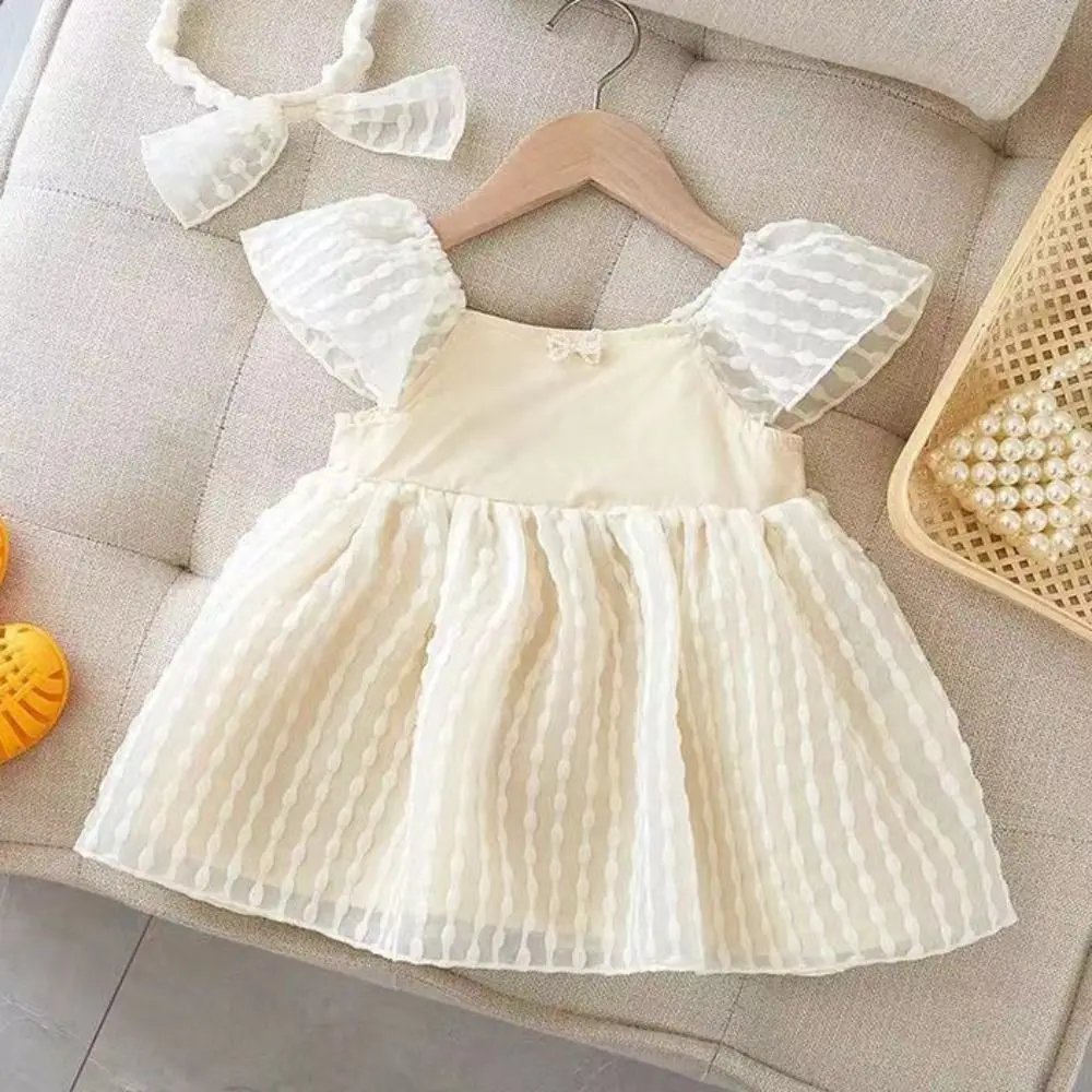 Cute Ruffle Baby Jumper Dress Bodysuit Infant Romper Baby Jumpsuit Fluffly Sweet Baby Shorts Climb Suit Infant Wear