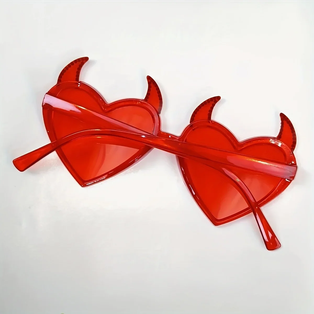 Halloween Devil Horns Sunglasses Women  Funny Cosplay Party Y2K Decorative Sunglasses sandy beach vacation Birthday Party 2