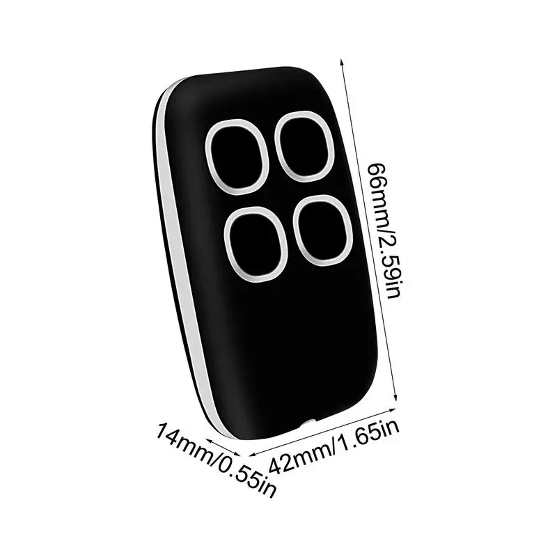 Garage Door Remote Control Lightweight Garage Remote Control 4 Button Remote Garage Door Controller With Keychain For Remote