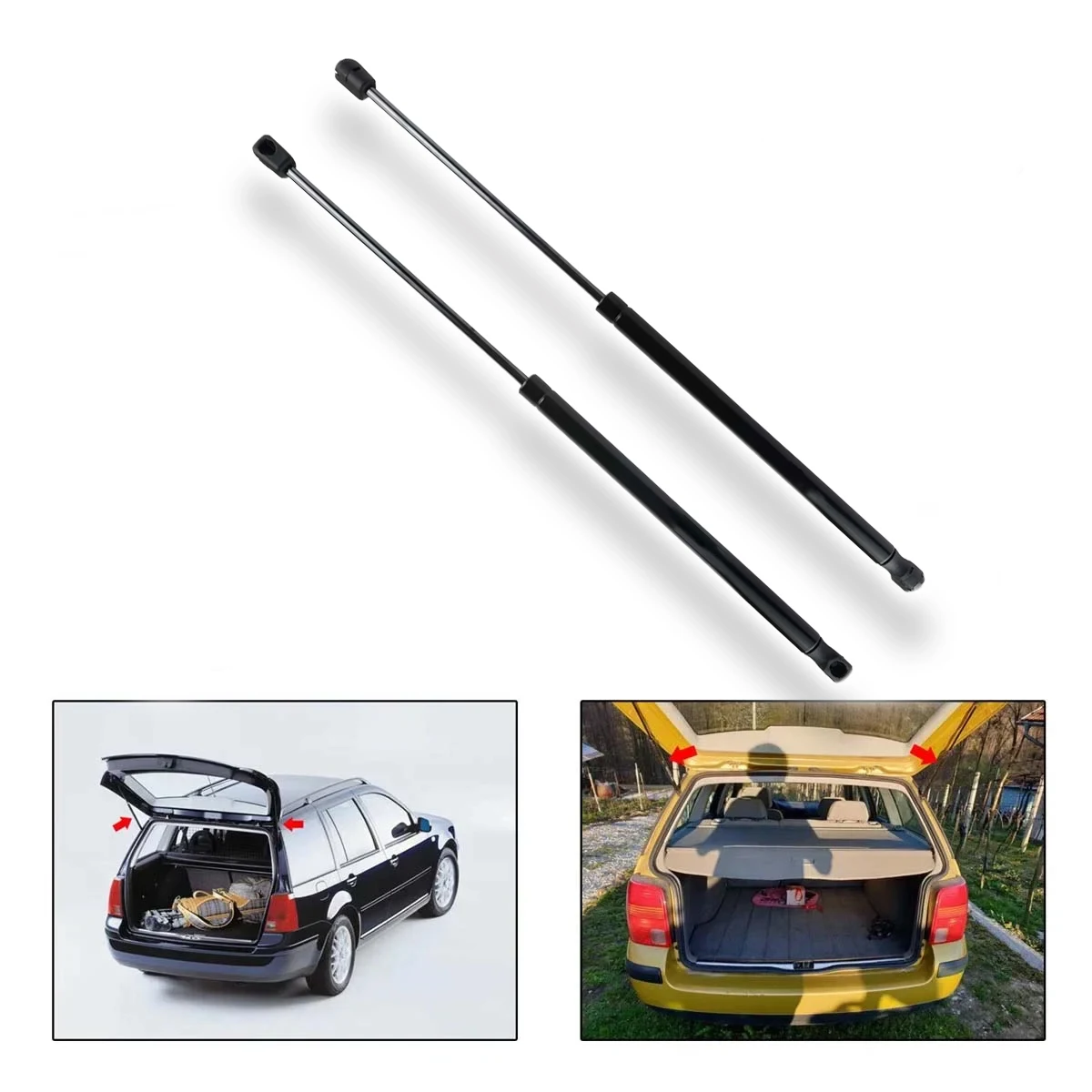 Struts Support Bar for VW Golf MK4 Bora 1J6 Passat 3B6 Hatch Estate 1999-2006 OE 1J827550C Trunk Gas Spring Shock Strut Bar