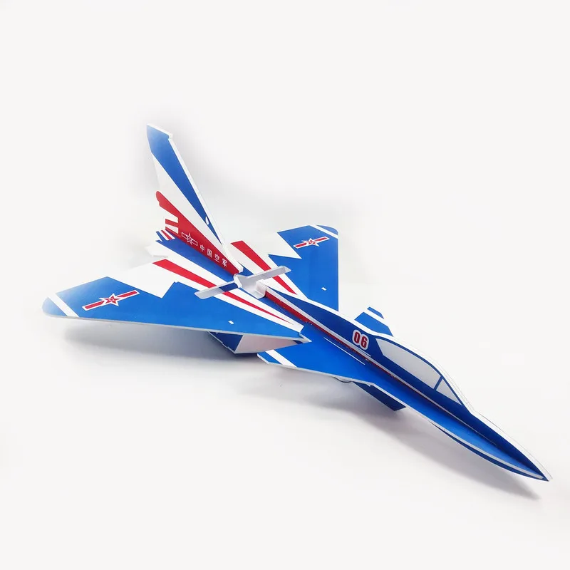 

2023 New Model Kt Board Machine J10 Crash Resistant Su27 Fixed Wing Assembly Remote Control Aircraft Diy Kit Toy Gift