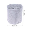 Women Make Up Bag Bucket Felt Insert Bag Soft Pouch Handbag Travel Purse Liner Portable High-capacity Cosmetic Organizer 5Colors 6