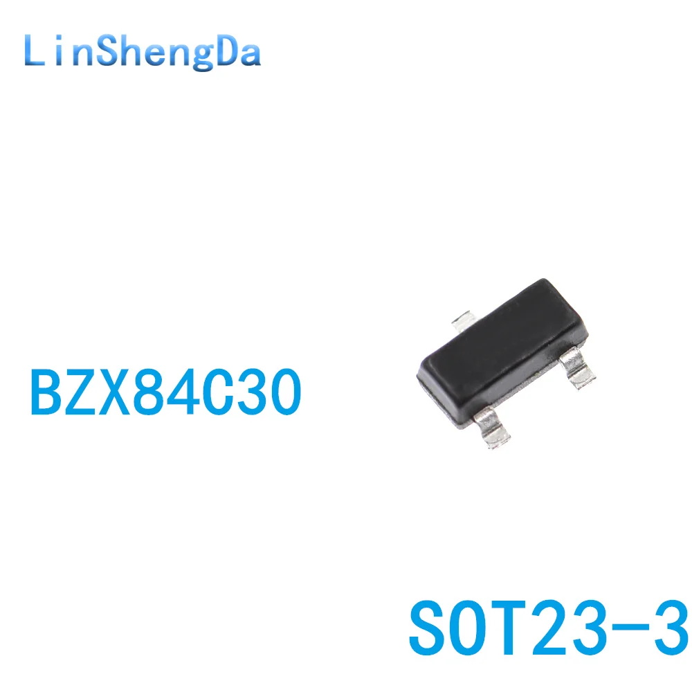 

Whole disc BZX84C30 voltage regulator diode 30V SMD SOT23 screen printed Y11 (3K installation)