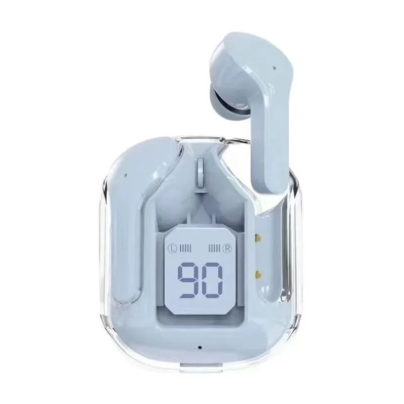 Air31 Wireless Bluetooth Earphone Transparent HIFl Headphones Digital Display Sports Gaming Noise cancelling headset For Phones 5