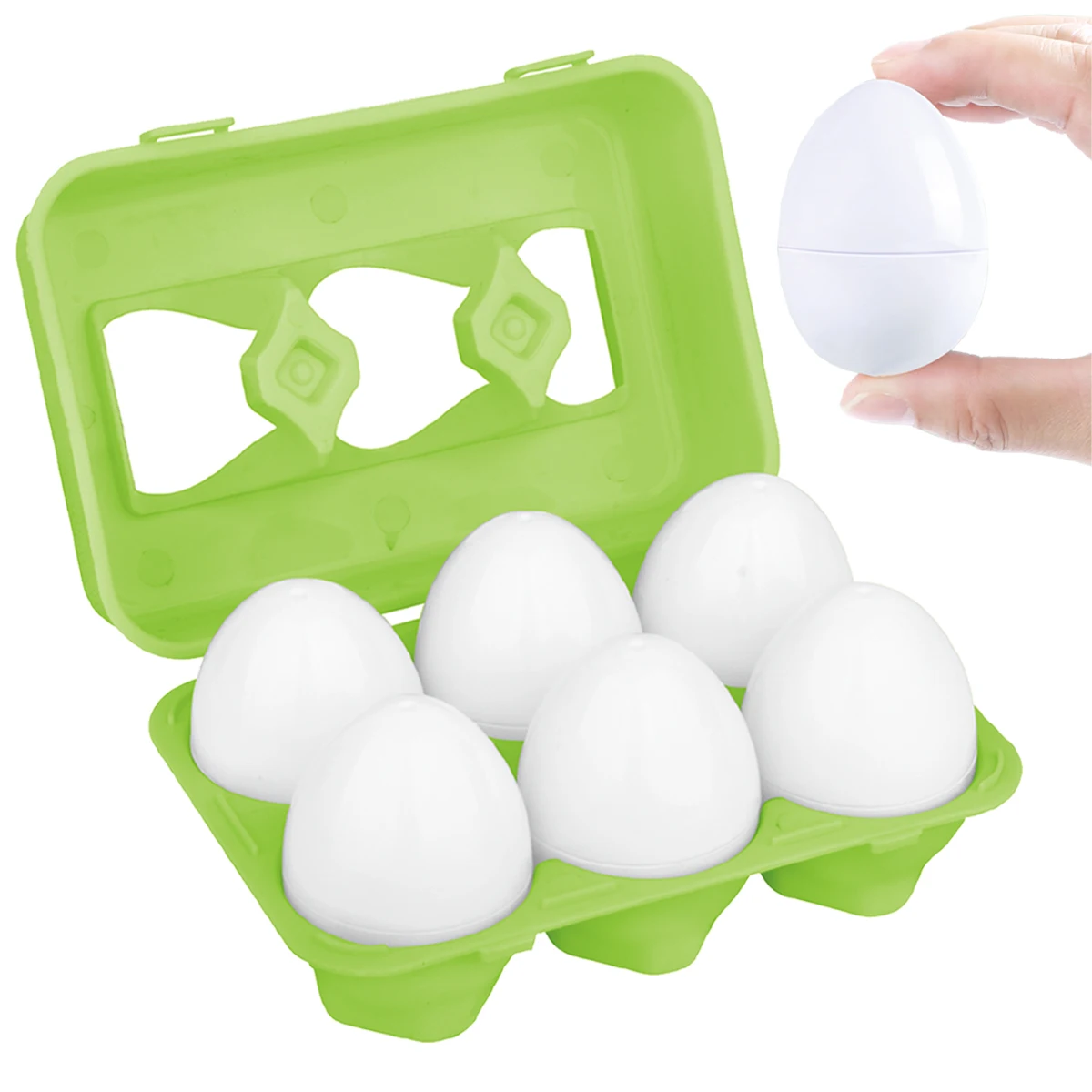 Egg Toys Mini Eggs Color Shape Pair Smart Recognition Sorter Puzzle Game Education Learning For Toddlers Boys Girls Gifts