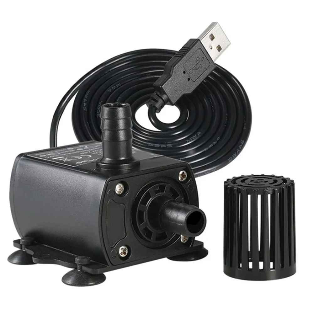

Погружной мини-фонтан, 150 л/ч, см, USB