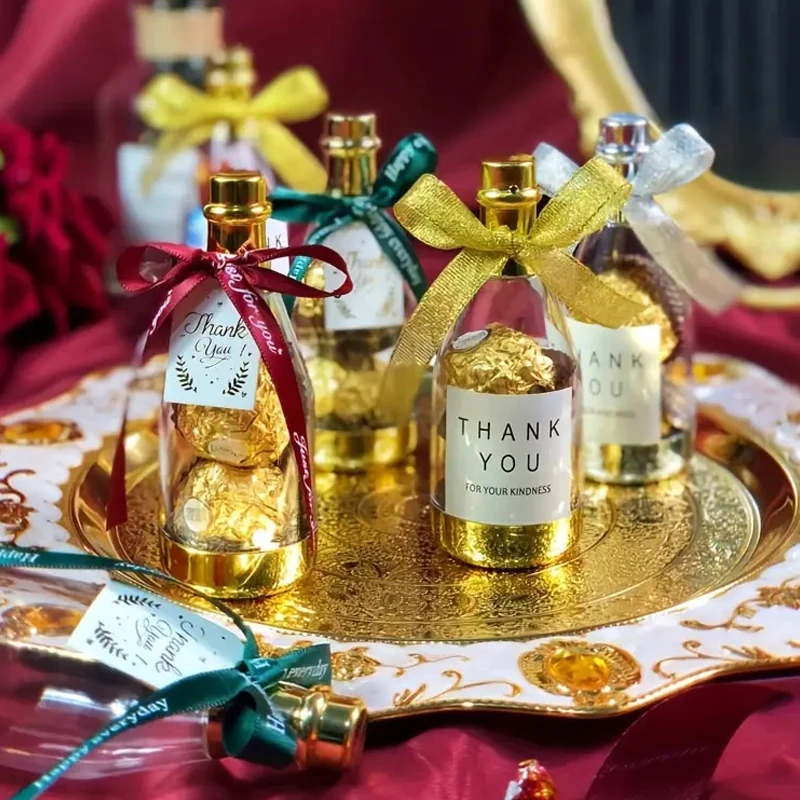 Drifting Bottle Shaped Candy Packaging Box Creative Elegant